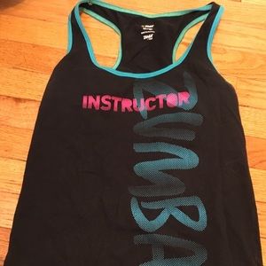Zumba black instructor tank-XL
